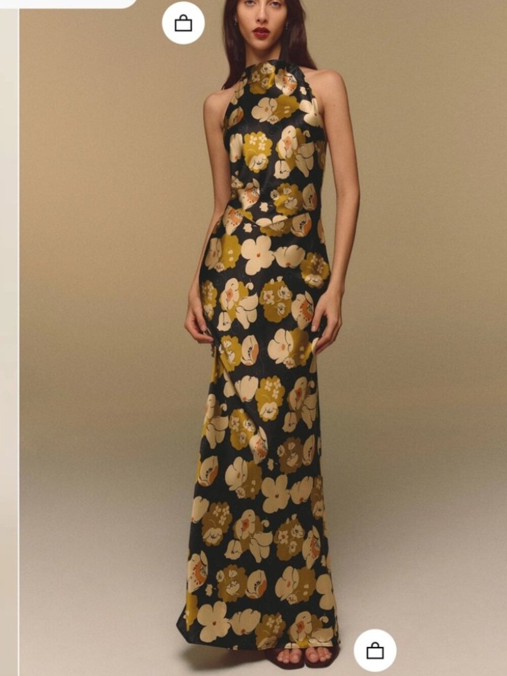 NWT Reformation Bianca Silk Dress